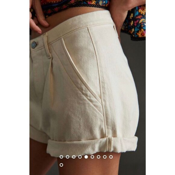 New size 24 W Plus Anthropologie Pilcro Chino Shorts Size 24W Plus - Picture 3 of 11